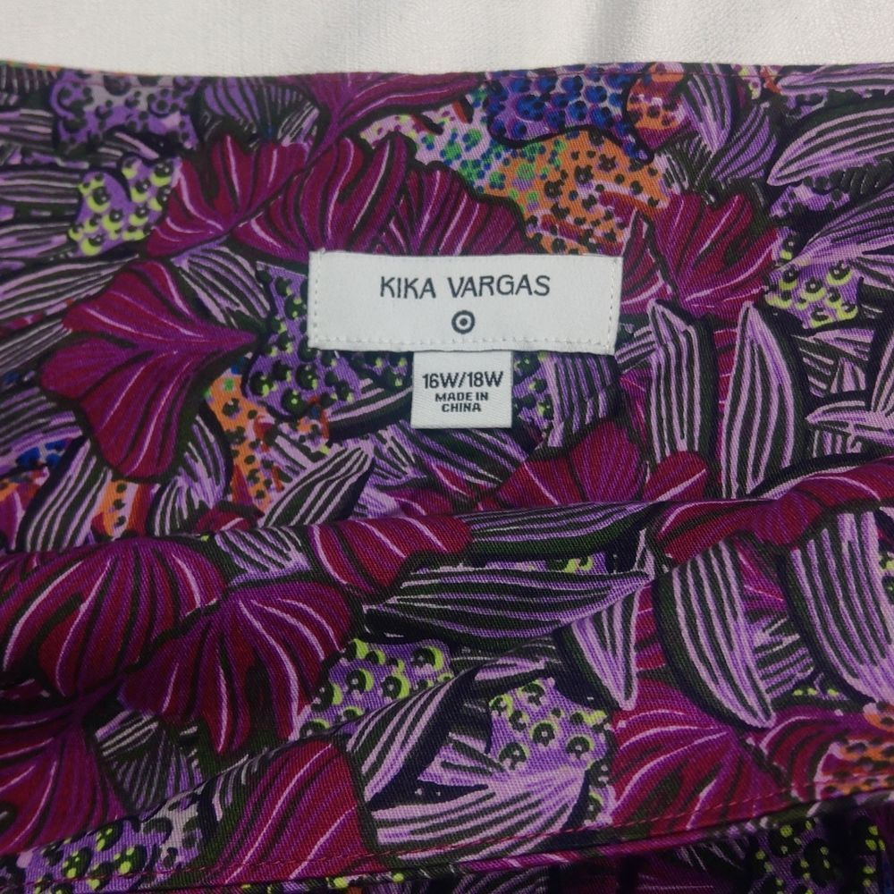 Kika Vargas X Target Coral Reef Scallop Edge Midi Skirt - Picture 4 of 10